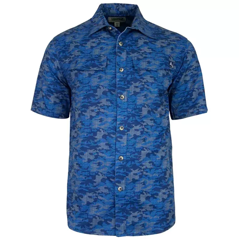 Men’s Dot Camo UV Vented Fishing Shirt