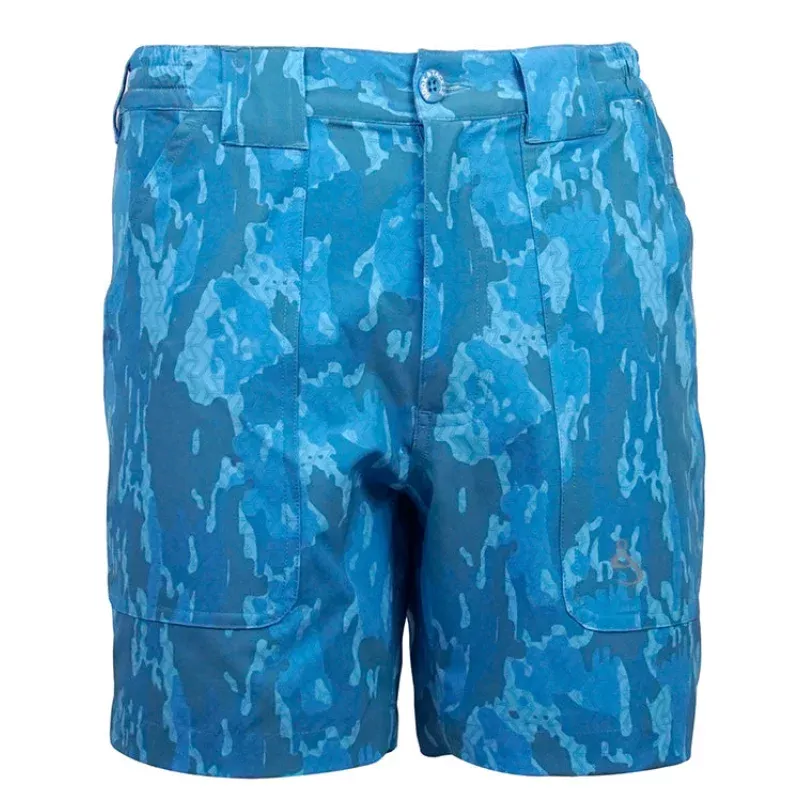 Men’s Geo Camo Beer Can Lightweight Stretch Short