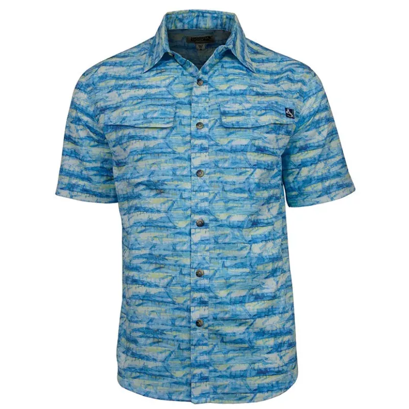 Men’s Marlin Camo UV Vented Fishing Shirt