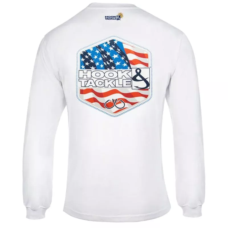 Men’s Star Spangled L/S UV Fishing T-Shirt