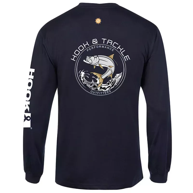 Men’s Tarpon Leap Thrust L/S UV Fishing T-Shirt