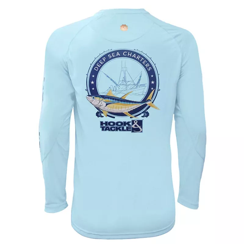 Men’s Tuna Charters L/S UV Fishing Shirt