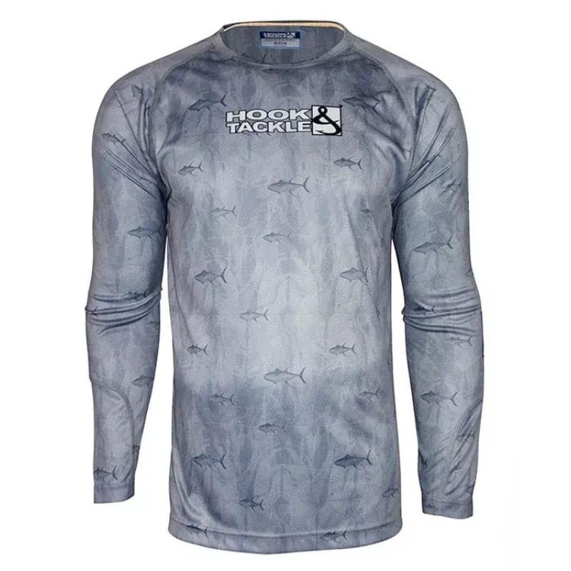 Men’s Tuna Texture L/S UV Fishing Shirt