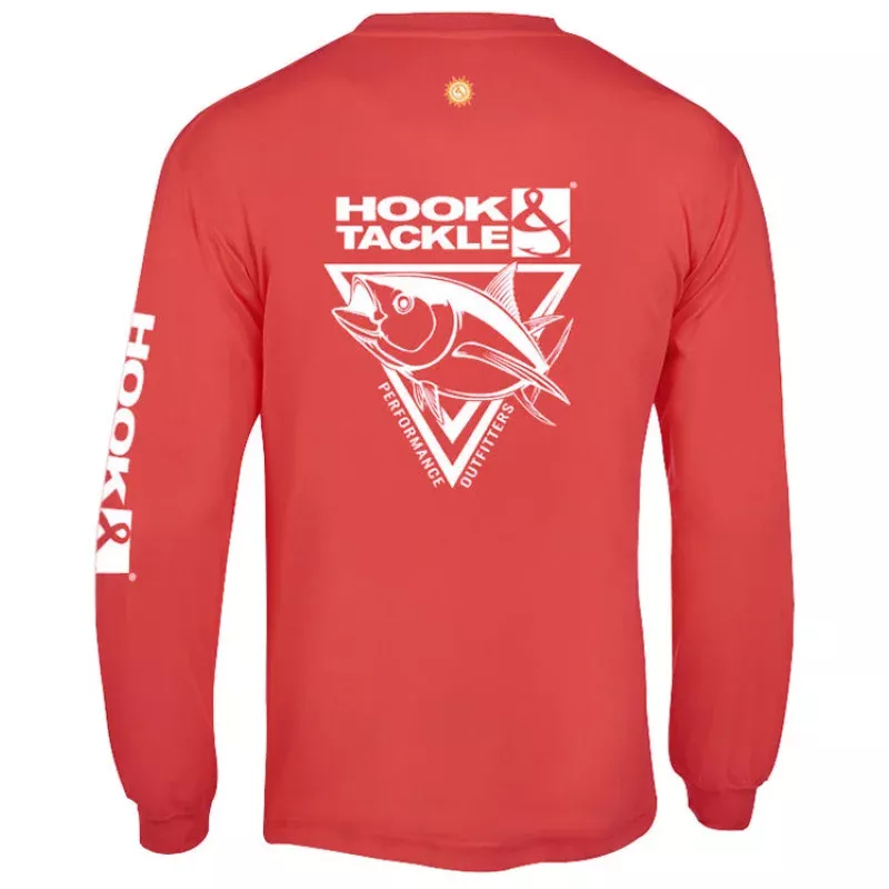 Men’s Tuna Triangle L/S UV Fishing T-Shirt