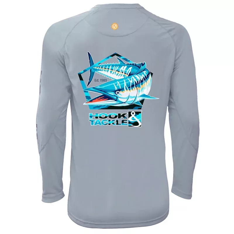Men’s Wahoo Pentagon L/S UV Fishing Shirt