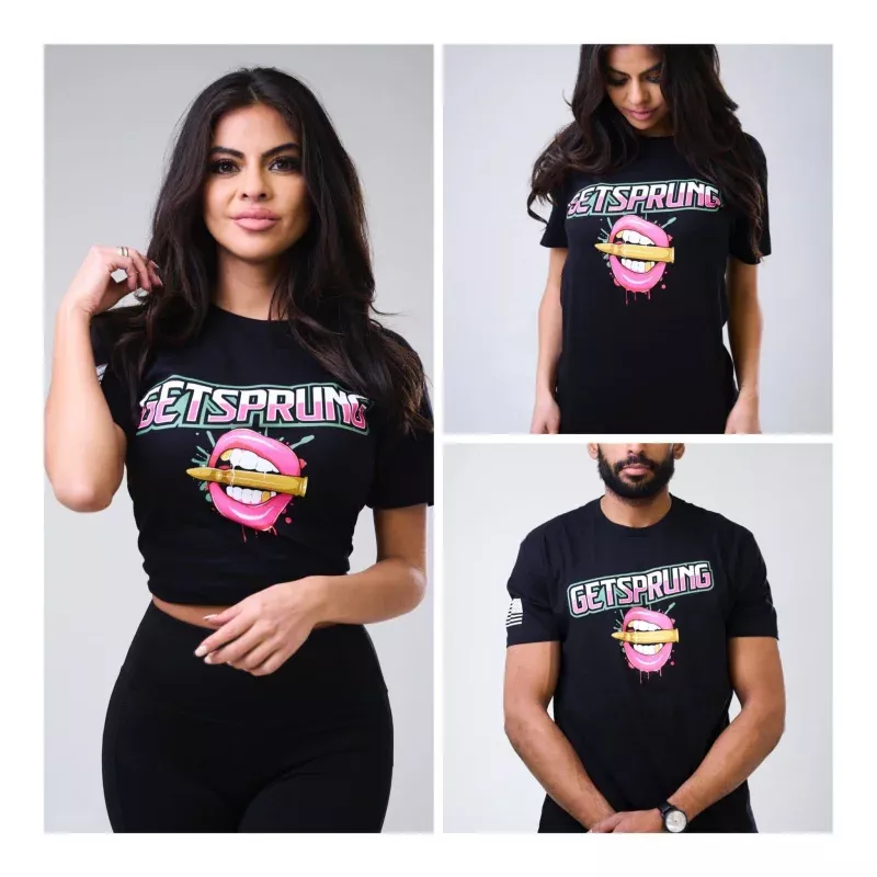 Men’s & Women’s Unisex Get Sprung Bullet Lips T-shirt