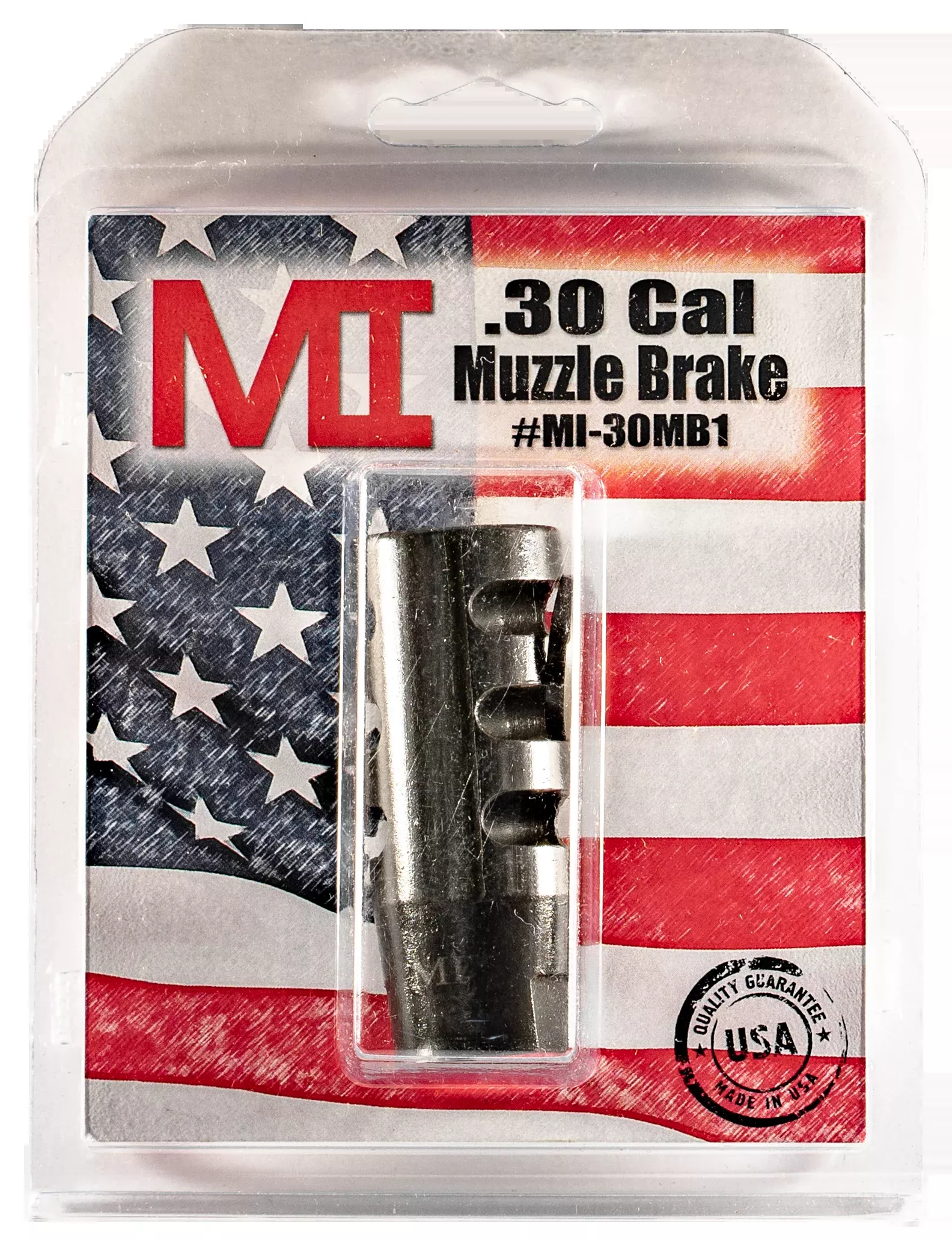 Mi 30 Caliber Muzzle Brake - 5/8x24" .30 Caliber