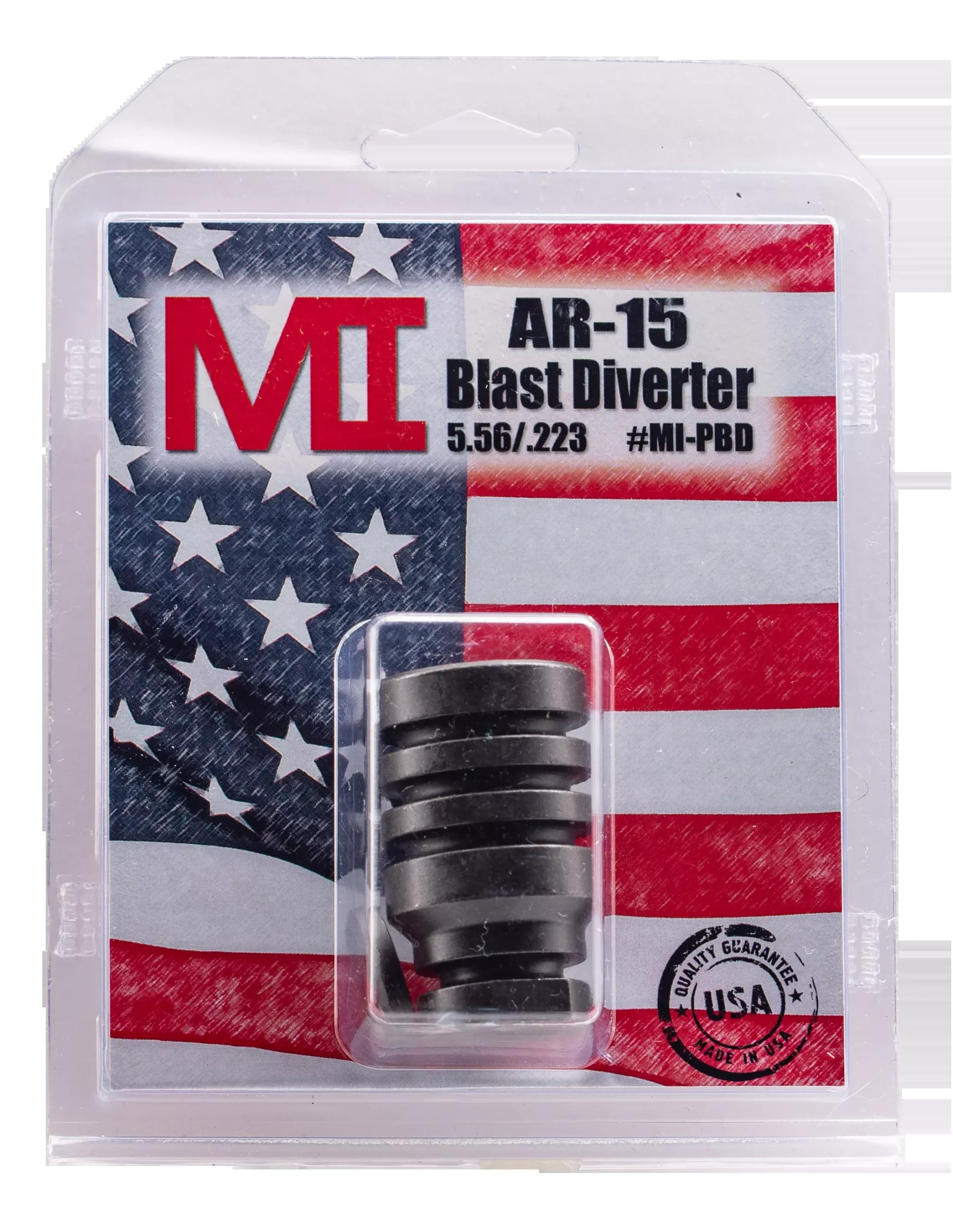 Mi Pistol Blast Diverter - 1/2-28" Threads 5.56/.223