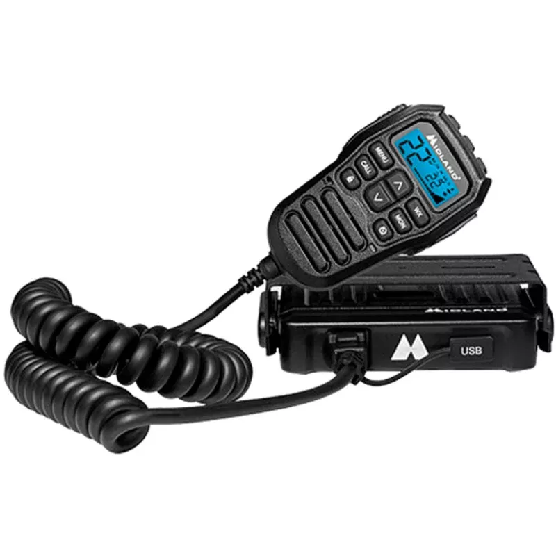 Midland 15 Watt Micro Mobile GMRS Radio Magnetic Mount Antenna