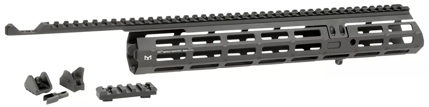 Midwest Industries Extended Sight System13.63" M-LOK Black Hardcoat Anodized for Marlin 1895 Variants Includes Iron Sights