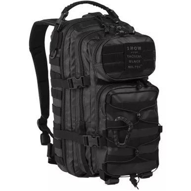 MIL-TEC Tactical Black 20L Assault Backpack (14002088)