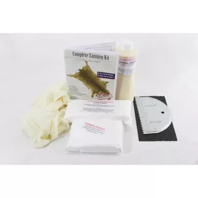 Minnesota Trapline MELBY-TK Melby Complete Tanning Kit, White