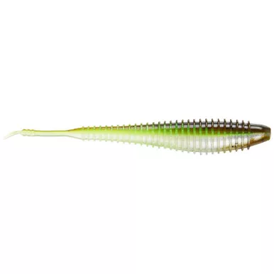 Missile Baits Spunk Shad 3.5" 10Pk Green Pumpkin Delight