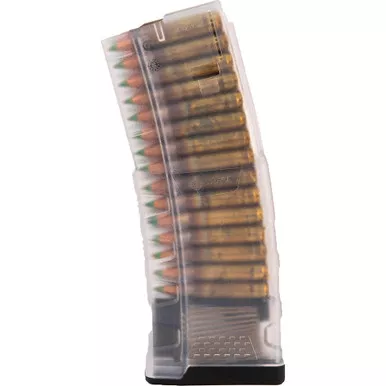 Mission First Tactical EXDPM556-T-C EXD Translucent Clear Mag AR15 5.56x45mm, Clear, 30 Round