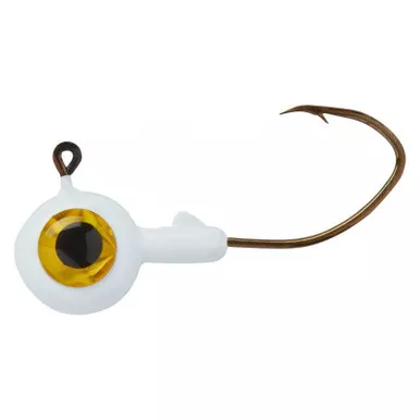 Mister Twister Sassy Stingum Jighead 1/16 oz White