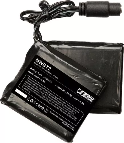 Mobile Warming 7.4v Lith-ion – Battery For Mw Gloves 1 Battry
