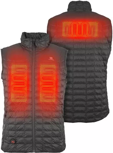 Mobile Warming Men’s Bk Cntry – Heated Vest Black Large