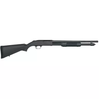 Mossberg 50698 590 Persuader 20 Gauge 6+1 3" 18.50" Cylinder Bore Barrel, Matte Blued Metal Finish, Drilled & Tapped Receiver, Synthetic Stock
