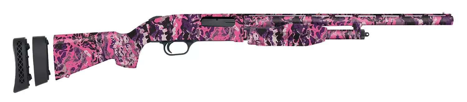 Mossberg 510 Mini Super Bantam All Purpose 20 Gauge with 18.50″ Barrel, 3″ Chamber, 3+1 Capacity, Overall Muddy Girl Wild Finish & Synthetic Stock Right Hand (Youth)50499