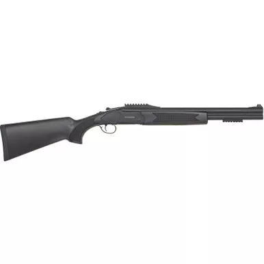 Mossberg 75484 Silver Reserve Eventide Full Size 12 Gauge Break Open 3" 2rd 18.50" Matte Blued Over/Under Vent Rib Barrel, Matte Blue w/Logo Receiver, Black Synthetic Stock, Right Hand