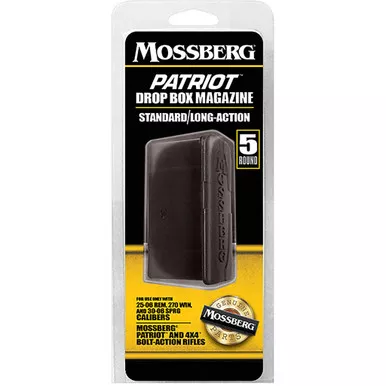 Mossberg 95033 Patriot Magazine Long Action, Black, 4 Round