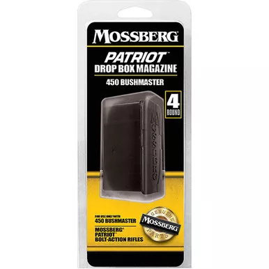 Mossberg 95037 Patriot Magazine .450 Bushmaster, Black, 4 Round