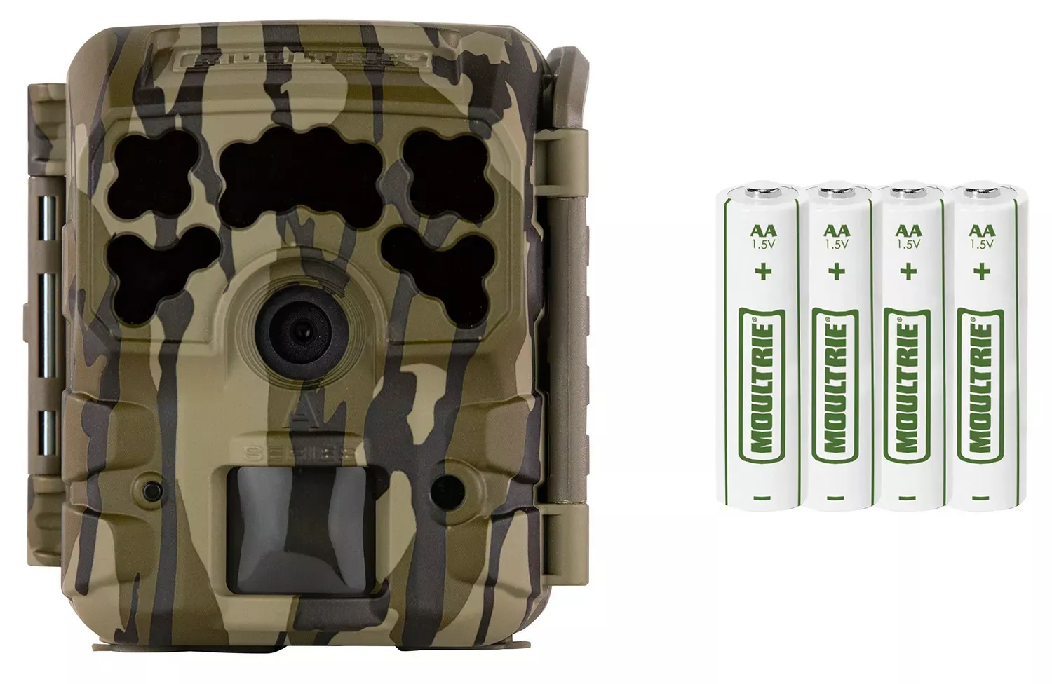 Moultrie Micro-42i Kit Mossy Oak Bottomland 42MP Resolution MicroSD Card Slot/Up to 32GB Memory 2 Pack MCGi-14060