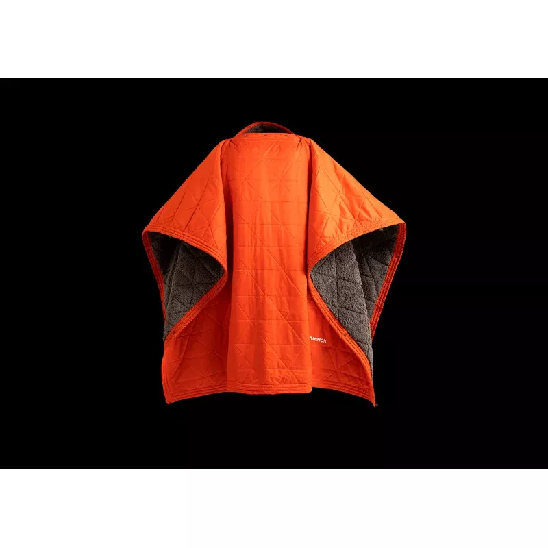 Mountain Blanket|Granite Gray&Midnight Blue&Ember Orange&Pine Green