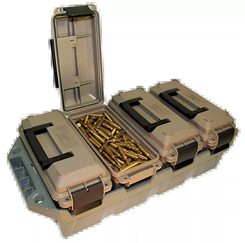 Mtm 4-can Ammo Crate W/ 4 .30 - Cal Ammo Cans Army Grn/dk Erth