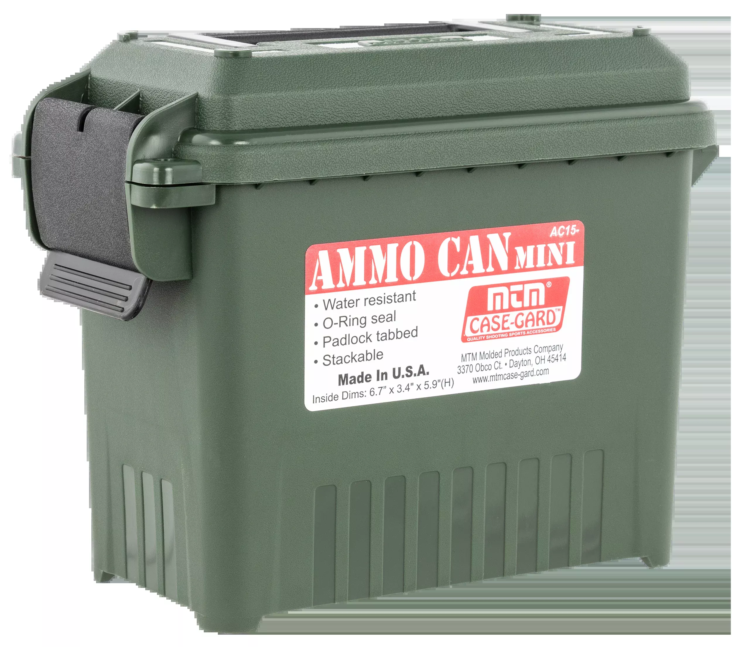Mtm Ammo Can Mini Forest Green