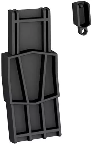 Mtm Ar Vise Block & Link – Gray Angled Mag-well Block