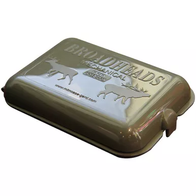 MTM BHM Mechanical Broadhead Case, Army Green