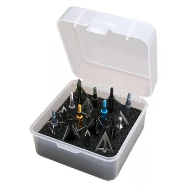 MTM Broadhead Box Holds 16 fixed or Mech