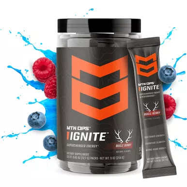 MTN OPS 1104640320 Ignite Bugle Berry Trail Pack, 20 Count