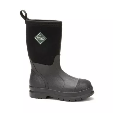 MUCK BOOT Kids Chore Classic Black Boots (KCH-000-BLK)