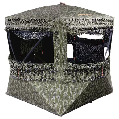 Muddy Carnage Die Cut Blind Mossy Oak Bottomlands Camo