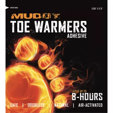 Muddy Outdoors MUD-DTWA-1PK Toe Warmer PDQ, White, 40 Count