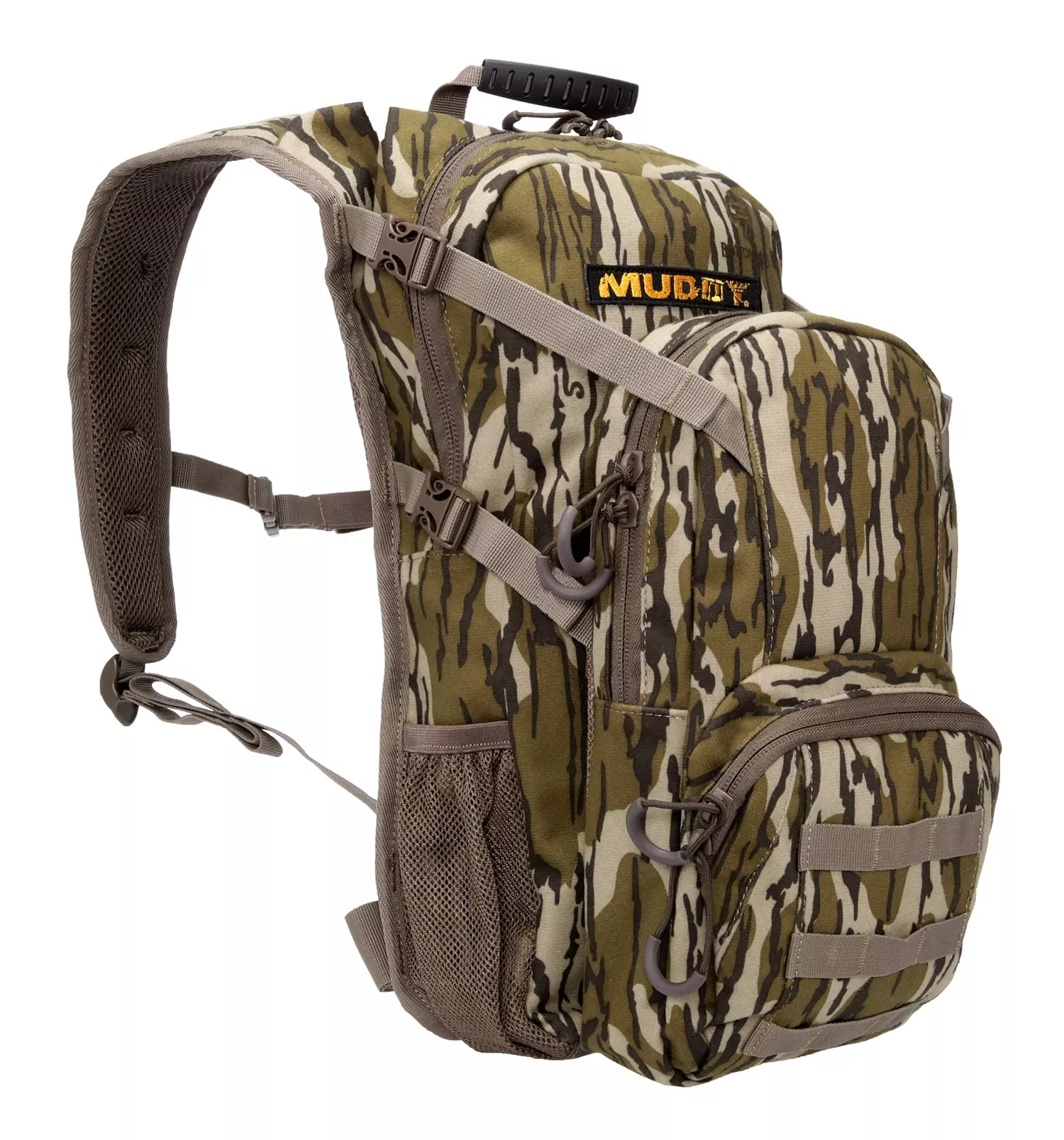 Muddy Pro 1075 Hunting Pack Mossy Oak Bottomland Polyester Zipper/Buckles Closure