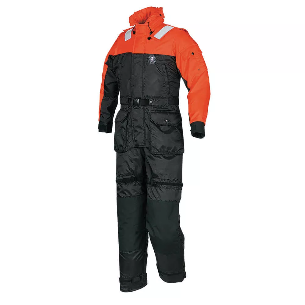 Mustang Deluxe Anti-Exposure Coverall & Worksuit GS Version - Orange/Black - Small - MS2175GS-33-S