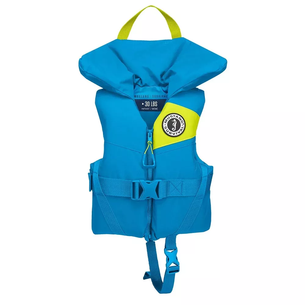 Mustang Lil’ Legends Infant Foam Vest – Azure (Blue)