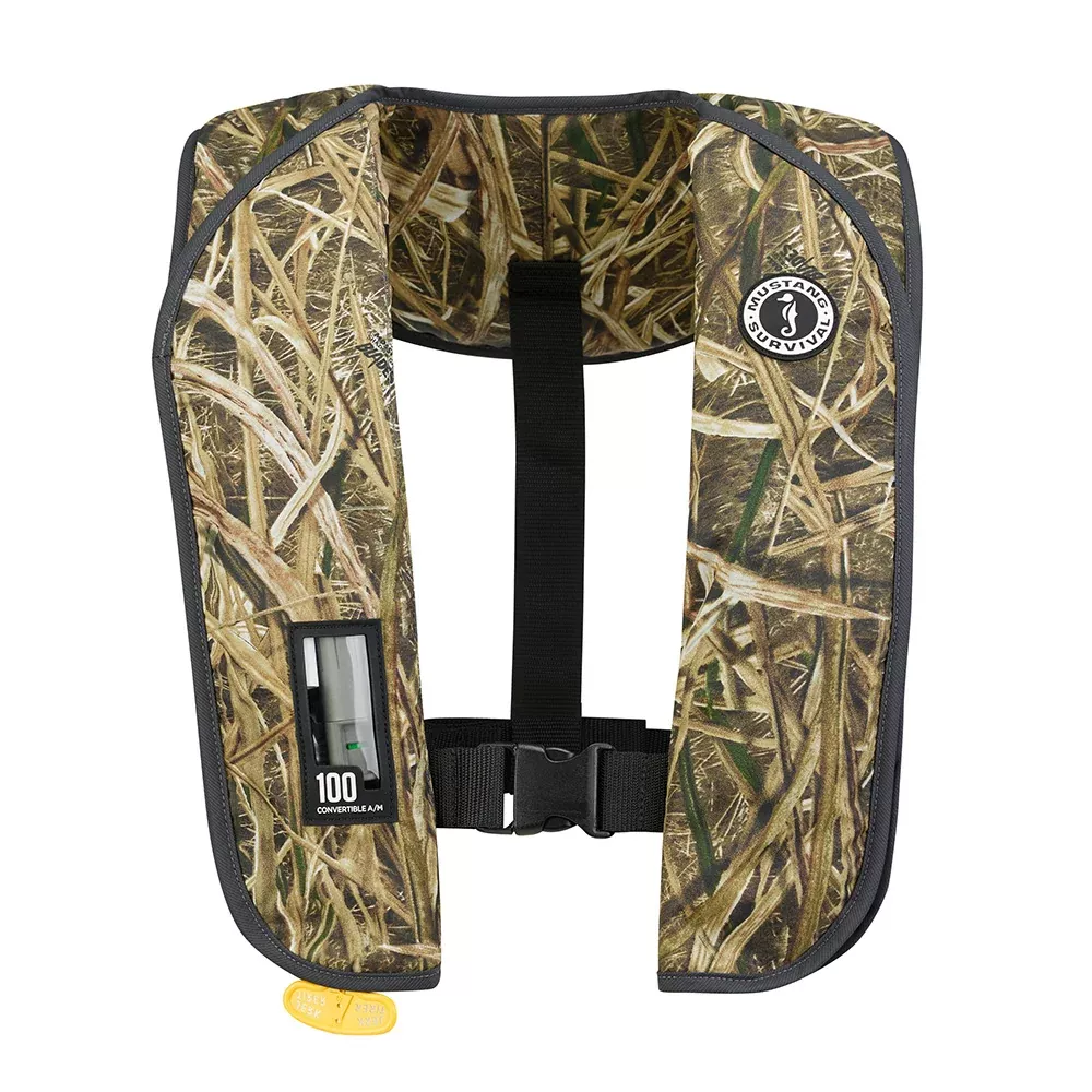 Mustang MIT 100 Convertible Inflatable PFD – Camo