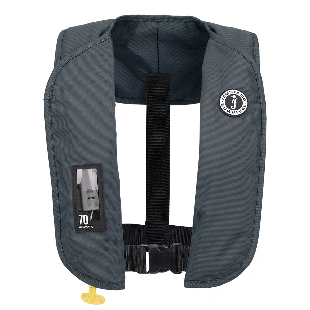 Mustang MIT 70 Automatic Inflatable PFD – Admiral Gray