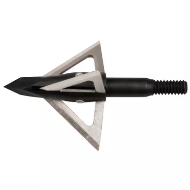 Muzzy 292 Trocar Crossbow Broadheads, 3 Blade, 100 Grain, Black, 3 Pack
