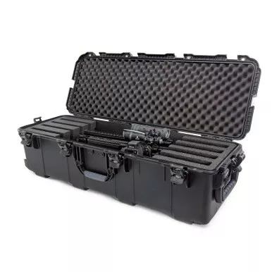 Nanuk 988S-080BK-0A0-C0768 988 4-UP Wheeled Rifle Case, Black