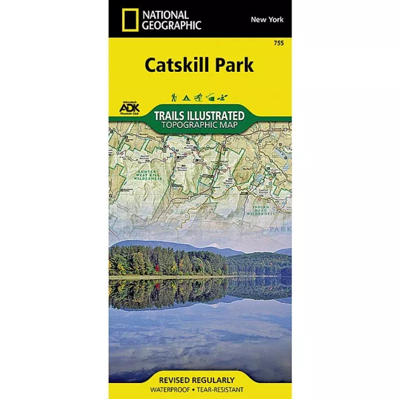 National Geographic Catskill Park #755 Map and Guide