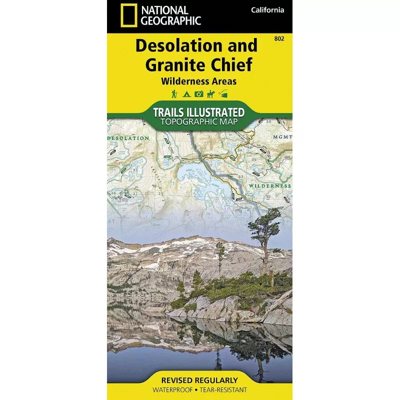 National Geographic Desolation & Granite Chief Wilderness Map