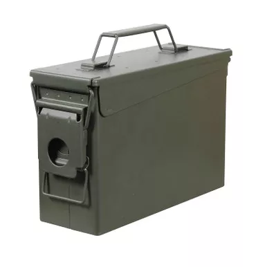 Nations Best Sports 30 Cal. Metal Ammo Can Olive Drab