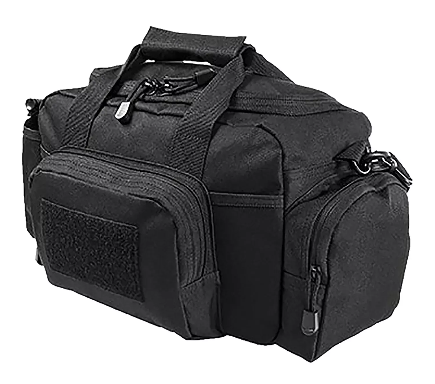NcStar VISM Range Bag with Small Size, Side Pockets, PALs Webbing, Carry Handles, Pockets & Black Finish