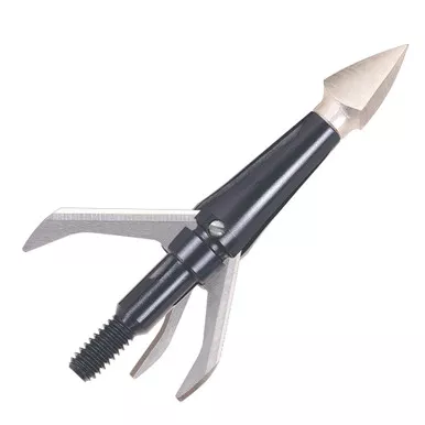 New Archery Products NAP-60-265 Shockwave Broadheads, 100 Grain, Black, 3 Pack