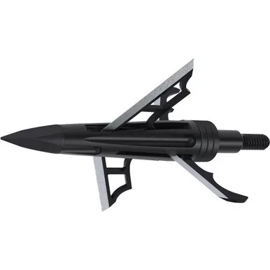 New Archery Products NAP-60-DK125 DK4 Broadheads, 125 Grain, Black, 3 Pack